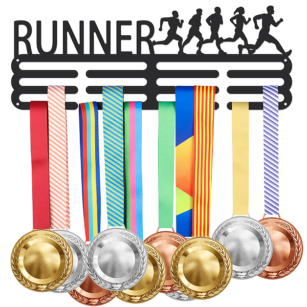 PandaHall SUPERDANT Runner Medal Hanger Display Holder Sports Iron Hook Rack Frame Running Medal Hanger Awards Ribbon Cheer for over 60+..., Black
PandaHall SUPERDANT Runner Medal Hanger Display Holder Sports Iron Hook Rack Frame Running Medal Hanger Awards Ribbon Cheer for over 60+..., Black