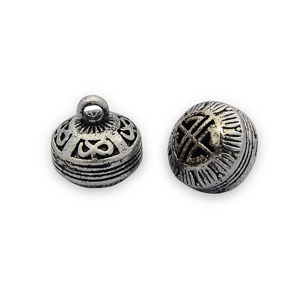PandaHall Brass Pendants, Hollow Flat Round Charms, Nickel Free, Antique Silver, 10x10mm, Hole: 2mm Brass Flat Round
PandaHall Brass Pendants, Hollow Flat Round Charms, Nickel Free, Antique Silver, 10x10mm, Hole: 2mm Brass Flat Round
