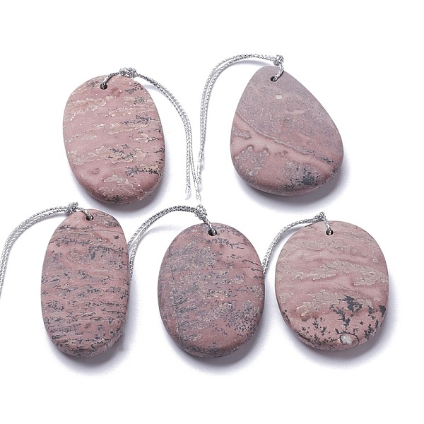 PandaHall Natural Dendritic Jasper Pendants, Chohua Jasper, Mixed Shapes, 42.5~49.5x26~34.5x6~9.5mm, Hole: 1.8mm Dendritic Jasper Mixed...
PandaHall Natural Dendritic Jasper Pendants, Chohua Jasper, Mixed Shapes, 42.5~49.5x26~34.5x6~9.5mm, Hole: 1.8mm Dendritic Jasper Mixed...