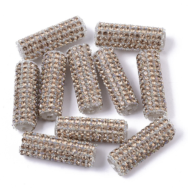 PandaHall Plastic Beads, with Crystal Rhinestone and Seed Beads, Column, Sandy Brown, 31x10mm, Hole: 2mm Plastic Column Brown
PandaHall Plastic Beads, with Crystal Rhinestone and Seed Beads, Column, Sandy Brown, 31x10mm, Hole: 2mm Plastic Column Brown