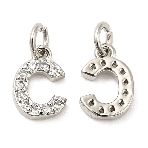 PandaHall Brass Micro Pave Grade AAA Cubic Zirconia Charms, Letter C, Cadmium Free & Nickel Free & Lead Free, Real Platinum Plated..., Clear
PandaHall Brass Micro Pave Grade AAA Cubic Zirconia Charms, Letter C, Cadmium Free & Nickel Free & Lead Free, Real Platinum Plated..., Clear