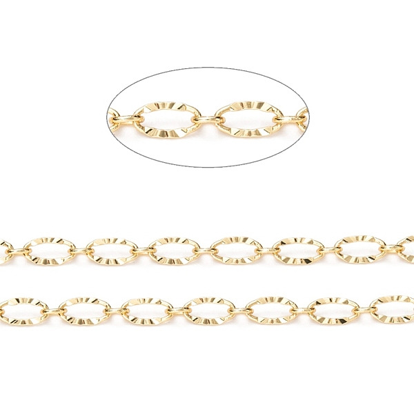 PandaHall 3.28 Feet Brass Dapped Chains, Long-lasting Plated, Unwelded, Textured, Golden, 6.5x3x0.5mm, about 32.8 Feet(10m)/roll Brass
PandaHall 3.28 Feet Brass Dapped Chains, Long-lasting Plated, Unwelded, Textured, Golden, 6.5x3x0.5mm, about 32.8 Feet(10m)/roll Brass