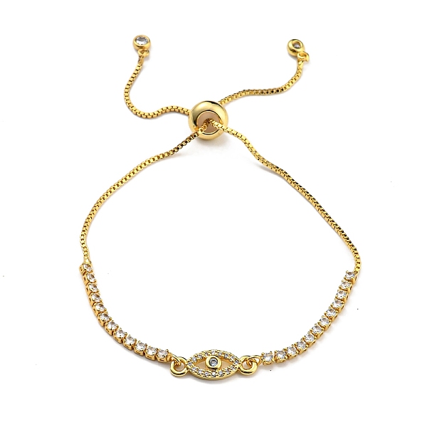 PandaHall Adjustable Zircon Pull Bracelet with Devil's Eye Design - Cool and Unique Hand Jewelry, Light Blue, size 1 Brass
PandaHall Adjustable Zircon Pull Bracelet with Devil's Eye Design - Cool and Unique Hand Jewelry, Light Blue, size 1 Brass
