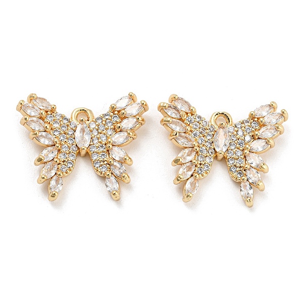 PandaHall Brass Micro Cubic Zirconia Pemdant, Butterfly, Real 18K Gold Plated, 17.5x21.5x4.5mm, Hole: 1.5mm Brass+Cubic Zirconia Butterfly..., Clear
PandaHall Brass Micro Cubic Zirconia Pemdant, Butterfly, Real 18K Gold Plated, 17.5x21.5x4.5mm, Hole: 1.5mm Brass+Cubic Zirconia Butterfly..., Clear