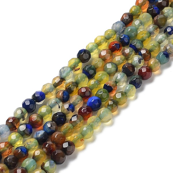 PandaHall Natural Agate Beads Strands, Faceted Round, Dyed & Heated, Yellow Green, 4~4.2x4~4.1mm, Hole: 0.8mm, about 89~93pcs/strand..., Multicolor
PandaHall Natural Agate Beads Strands, Faceted Round, Dyed & Heated, Yellow Green, 4~4.2x4~4.1mm, Hole: 0.8mm, about 89~93pcs/strand..., Multicolor