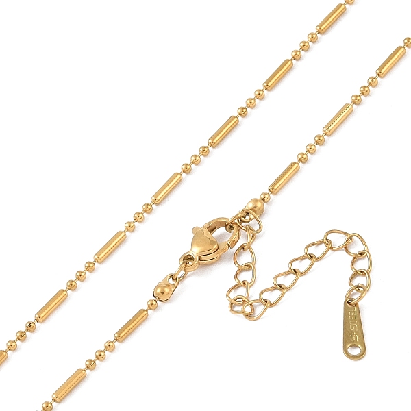 PandaHall Ion Plating(IP) 201 Stainless Steel Chain Necklaces, Ball Chains, Real 18K Gold Plated, 16.14 inch(41cm) 201 Stainless Steel
PandaHall Ion Plating(IP) 201 Stainless Steel Chain Necklaces, Ball Chains, Real 18K Gold Plated, 16.14 inch(41cm) 201 Stainless Steel
