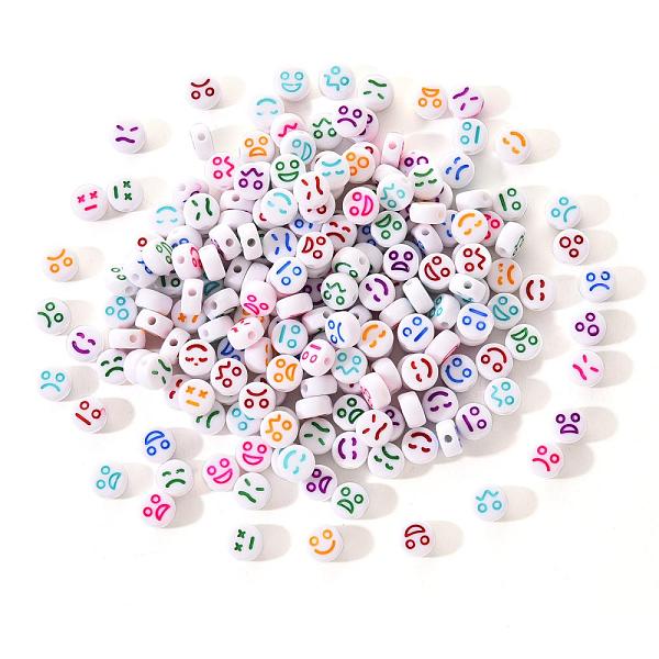 PandaHall White Opaque Acrylic Beads, Flat Round with Expression, Mixed Color, 7x4mm, Hole: 1.6mm, 200pcs/set Acrylic Flat Round Multicolor
PandaHall White Opaque Acrylic Beads, Flat Round with Expression, Mixed Color, 7x4mm, Hole: 1.6mm, 200pcs/set Acrylic Flat Round Multicolor