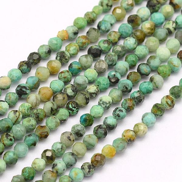 PandaHall Natural African Turquoise(Jasper) Beads Strands, Faceted, Round, 2mm, Hole: 0.5mm, about 176~200pcs/strand, 15.7 inch(40cm)..., Green
PandaHall Natural African Turquoise(Jasper) Beads Strands, Faceted, Round, 2mm, Hole: 0.5mm, about 176~200pcs/strand, 15.7 inch(40cm)..., Green