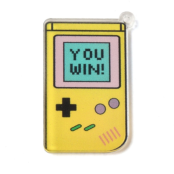 PandaHall Acrylic Pendants, Game Machine, 41.5x27x2mm, Hole: 2mm Acrylic Others Yellow
PandaHall Acrylic Pendants, Game Machine, 41.5x27x2mm, Hole: 2mm Acrylic Others Yellow