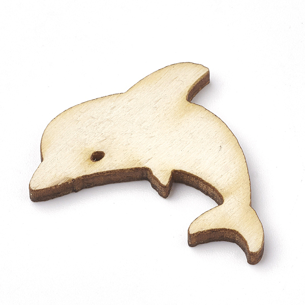PandaHall Wooden Cabochons, Laser Cut Wood Shapes, Dolphin, PapayaWhip, 29x23x2.5mm Wood Dolphin Orange
PandaHall Wooden Cabochons, Laser Cut Wood Shapes, Dolphin, PapayaWhip, 29x23x2.5mm Wood Dolphin Orange