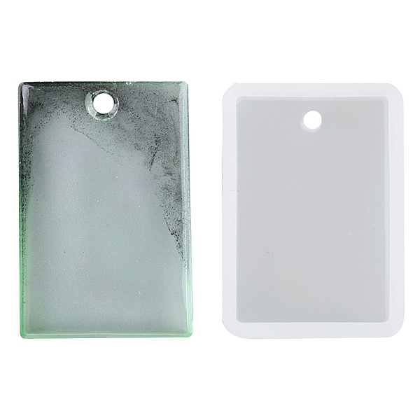 PandaHall Rectangle Pendant Silicone Molds, for UV Resin, Epoxy Resin Jewelry Making, White, 33x23x7.5mm Silicone Rectangle White
PandaHall Rectangle Pendant Silicone Molds, for UV Resin, Epoxy Resin Jewelry Making, White, 33x23x7.5mm Silicone Rectangle White