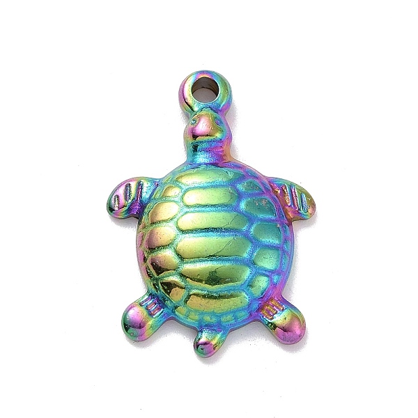 PandaHall Vacuum Plating 304 Stainless Steel Pendants, Tortoise, Rainbow Color, 21x14.5x3.5mm, Hole: 1.5mm 304 Stainless Steel Tortoise
PandaHall Vacuum Plating 304 Stainless Steel Pendants, Tortoise, Rainbow Color, 21x14.5x3.5mm, Hole: 1.5mm 304 Stainless Steel Tortoise
