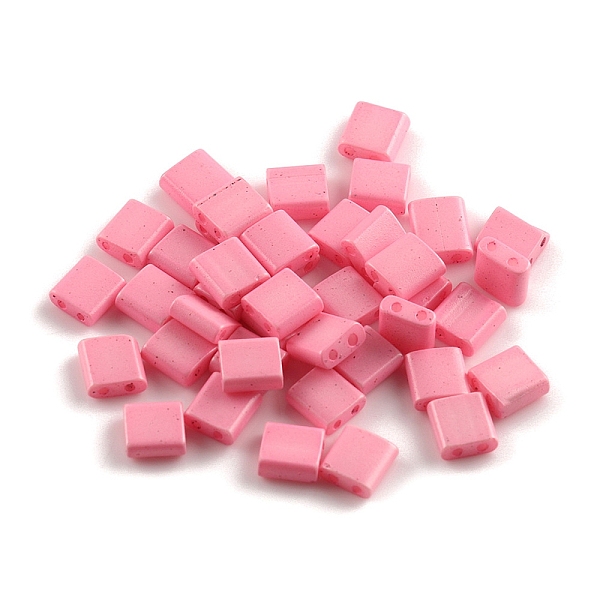 PandaHall Glass Beads, Macaron Color, 2-Hole, Square, Pearl Pink, 5x5x2mm, Hole: 0.9mm, about 50Pcs/bag Glass Square
PandaHall Glass Beads, Macaron Color, 2-Hole, Square, Pearl Pink, 5x5x2mm, Hole: 0.9mm, about 50Pcs/bag Glass Square