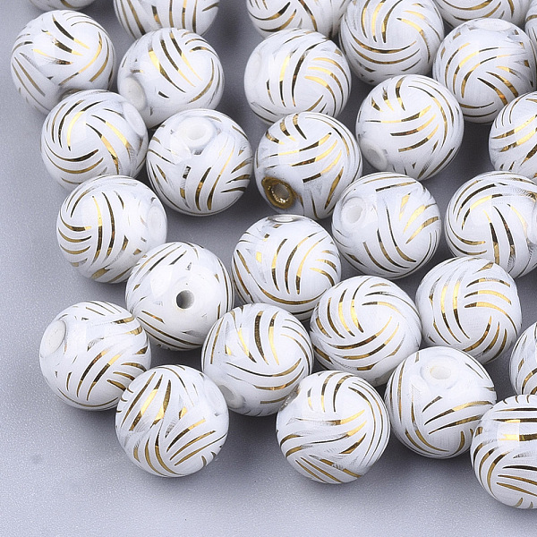 PandaHall Electroplate Glass Beads, Round, Gold, 8~8.5mm, Hole: 1.5mm Glass Others Gold
PandaHall Electroplate Glass Beads, Round, Gold, 8~8.5mm, Hole: 1.5mm Glass Others Gold
