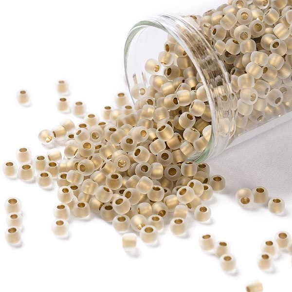 PandaHall TOHO Round Seed Beads, Japanese Seed Beads, (989FM) Bronze Lined Crystal Matte, 8/0, 3mm, Hole: 1mm, about 10000pcs/pound Glass..., Brown
PandaHall TOHO Round Seed Beads, Japanese Seed Beads, (989FM) Bronze Lined Crystal Matte, 8/0, 3mm, Hole: 1mm, about 10000pcs/pound Glass..., Brown