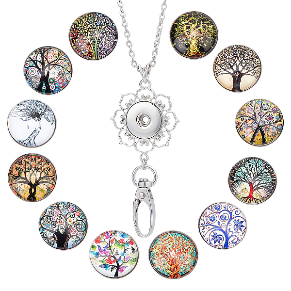 PandaHall SUNNYCLUE 1 Box 12 Styles Tree of Life Snap Button Office Lanyard Bulk Four Seasons Stainless Steel Lanyards for ID Badges ID...
PandaHall SUNNYCLUE 1 Box 12 Styles Tree of Life Snap Button Office Lanyard Bulk Four Seasons Stainless Steel Lanyards for ID Badges ID...