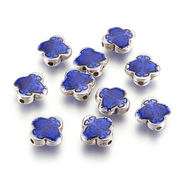 PandaHall CCB Plastic Beads, with Enamel, Clover, Blue, Antique Silver, 11x11x4mm, Hole: 1.4mm Plastic Clover Blue
PandaHall CCB Plastic Beads, with Enamel, Clover, Blue, Antique Silver, 11x11x4mm, Hole: 1.4mm Plastic Clover Blue