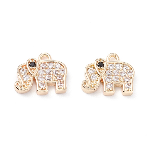PandaHall Rack Plating Brass Micro Pave Cubic Zirconia Charms, Long-Lasting Plated, Elephant, Light Gold, 10x12x2.5mm, Hole: 1.2mm..., Clear
PandaHall Rack Plating Brass Micro Pave Cubic Zirconia Charms, Long-Lasting Plated, Elephant, Light Gold, 10x12x2.5mm, Hole: 1.2mm..., Clear