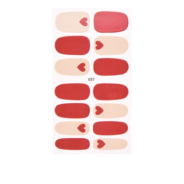 PandaHall Full Cover Strawberry Flower Nail Stickers, Self Adhesive, for Women Girls Manicure Nail Art Decoration, Heart Pattern, 25x9~16mm..., Red
PandaHall Full Cover Strawberry Flower Nail Stickers, Self Adhesive, for Women Girls Manicure Nail Art Decoration, Heart Pattern, 25x9~16mm..., Red