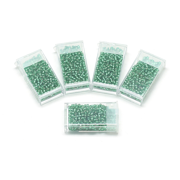 PandaHall MGB Matsuno Glass Beads, Japanese Seed Beads, 12/0 Silver Lined Glass Round Hole Rocailles Seed Beads, Medium Sea Green, 2x1mm...
PandaHall MGB Matsuno Glass Beads, Japanese Seed Beads, 12/0 Silver Lined Glass Round Hole Rocailles Seed Beads, Medium Sea Green, 2x1mm...