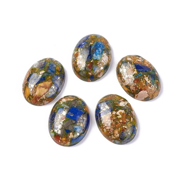 PandaHall Assembled Synthetic Imperial Jasper and Lapis Lazuli Cabochons, Dyed, Oval, 30~30.7x22~22.5x7.8mm Lapis Lazuli Oval
PandaHall Assembled Synthetic Imperial Jasper and Lapis Lazuli Cabochons, Dyed, Oval, 30~30.7x22~22.5x7.8mm Lapis Lazuli Oval
