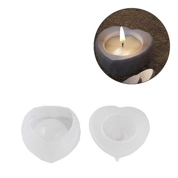 PandaHall Heart DIY Candle Cup Silicone Molds, Storage Box Molds, Resin Plaster Cement Casting Molds, Clear, 4.3x4.2x1.9cm, Inner Diameter...
PandaHall Heart DIY Candle Cup Silicone Molds, Storage Box Molds, Resin Plaster Cement Casting Molds, Clear, 4.3x4.2x1.9cm, Inner Diameter...