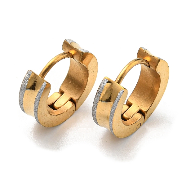 PandaHall 304 Stainless Steel Textured Hoop Earrings, Ring, Golden, 12.5x13x4mm 304 Stainless Steel Ring
PandaHall 304 Stainless Steel Textured Hoop Earrings, Ring, Golden, 12.5x13x4mm 304 Stainless Steel Ring