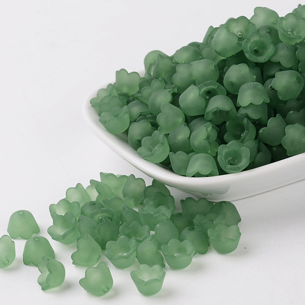 PandaHall Transparent Acrylic Beads Caps, Tulip Flower, Lily of the Valley, Frosted, Lime Green, 10x6mm, Hole: 1.5mm Acrylic Green
PandaHall Transparent Acrylic Beads Caps, Tulip Flower, Lily of the Valley, Frosted, Lime Green, 10x6mm, Hole: 1.5mm Acrylic Green