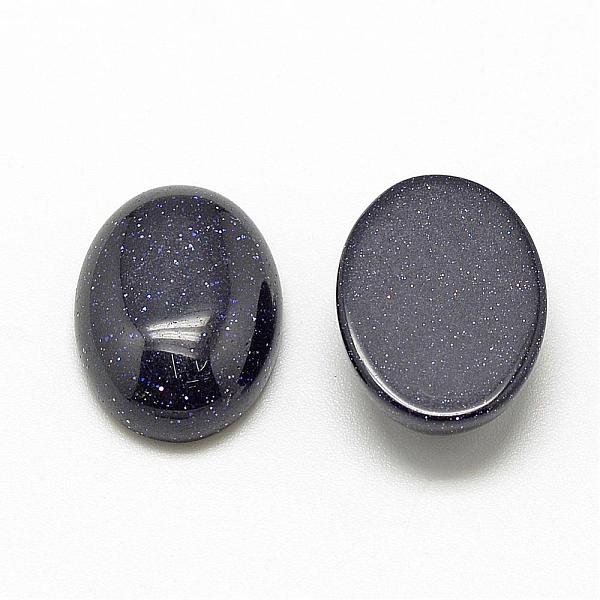 PandaHall Synthetic Blue Goldstone Cabochons, Dyed, Oval, 18x13x5mm Blue Goldstone Oval
PandaHall Synthetic Blue Goldstone Cabochons, Dyed, Oval, 18x13x5mm Blue Goldstone Oval