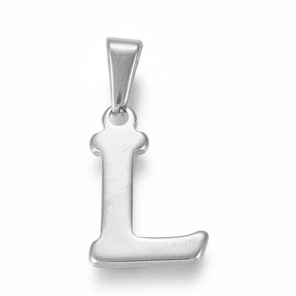 PandaHall 304 Stainless Steel Pendants, Stainless Steel Color, Initial Letter.L, 19x13x1.8mm, Hole: 3x7mm 304 Stainless Steel Letter L
PandaHall 304 Stainless Steel Pendants, Stainless Steel Color, Initial Letter.L, 19x13x1.8mm, Hole: 3x7mm 304 Stainless Steel Letter L