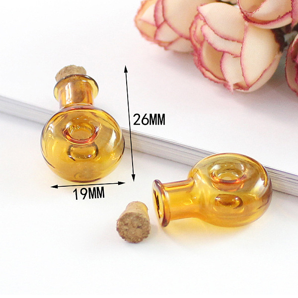 PandaHall Miniature Glass Bottles, with Cork Stoppers, Empty Wishing Bottles, for Dollhouse Accessories, Jewelry Making, Round Pattern..., Gold
PandaHall Miniature Glass Bottles, with Cork Stoppers, Empty Wishing Bottles, for Dollhouse Accessories, Jewelry Making, Round Pattern..., Gold