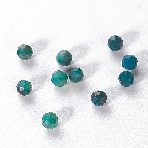 PandaHall Natural Agate Beads, Dyed & Heated, Faceted, Round, Sea Green, 5mm, Hole: 1mm Natural Agate Round Green
PandaHall Natural Agate Beads, Dyed & Heated, Faceted, Round, Sea Green, 5mm, Hole: 1mm Natural Agate Round Green