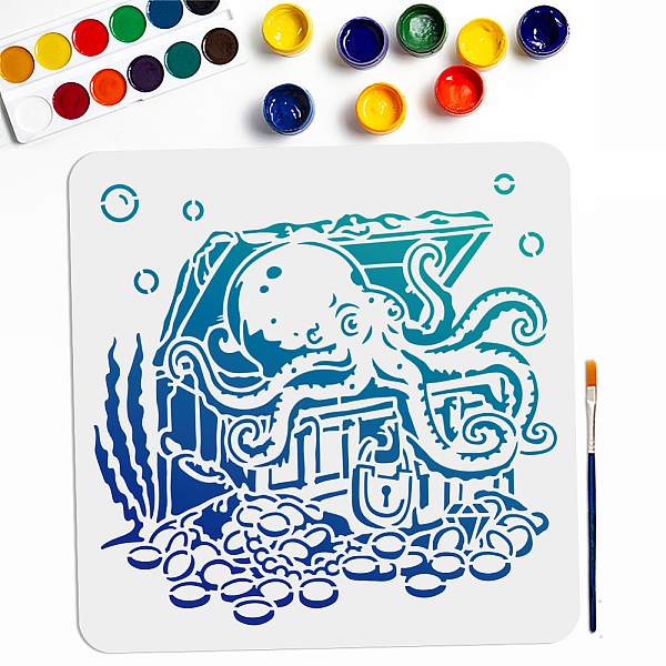 PandaHall MAYJOYDIY Octopus Ocean Treasure Stencil 11.8×11.8inch Large Octopus Treasure Box Stencils with Paint Brush Summer Sea Ocean Life...
PandaHall MAYJOYDIY Octopus Ocean Treasure Stencil 11.8×11.8inch Large Octopus Treasure Box Stencils with Paint Brush Summer Sea Ocean Life...