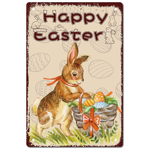 PandaHall CREATCABIN Happy Easter Rabbit Metal Tin Sign Holidays Bunny Signs Vintage Wall Decor Art Mural Hanging Iron Painting Plaque...
PandaHall CREATCABIN Happy Easter Rabbit Metal Tin Sign Holidays Bunny Signs Vintage Wall Decor Art Mural Hanging Iron Painting Plaque...