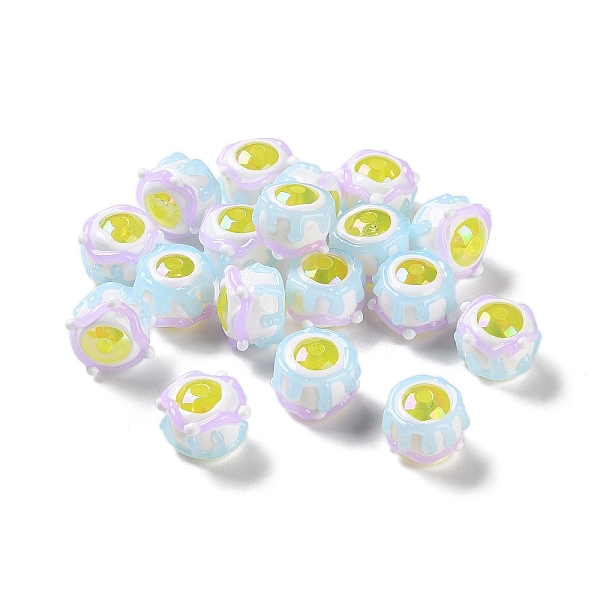PandaHall Opaque Acrylic Beads, with Enamel, Pale Turquoise, 14~15x18~20x18~20mm, Hole: 2~3mm Acrylic Others
PandaHall Opaque Acrylic Beads, with Enamel, Pale Turquoise, 14~15x18~20x18~20mm, Hole: 2~3mm Acrylic Others