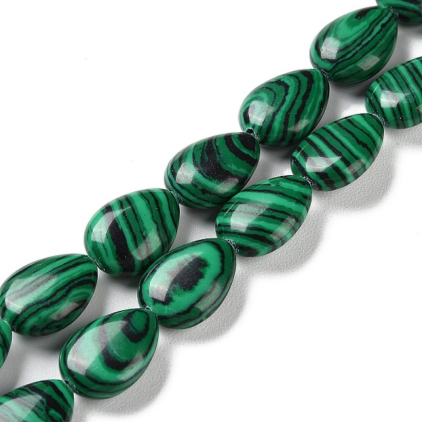 PandaHall Synthetic Malachite Beads Strands, Flat Teardrop, 13~14x9.5~10x5~5.5mm, Hole: 1.2mm, about 28pcs/strand, 15.16''(38.5cm) Malachite...
PandaHall Synthetic Malachite Beads Strands, Flat Teardrop, 13~14x9.5~10x5~5.5mm, Hole: 1.2mm, about 28pcs/strand, 15.16''(38.5cm) Malachite...
