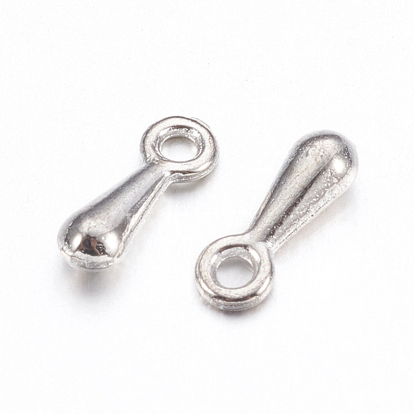PandaHall Alloy Charms, Chain Extender Drop, Long-Lasting Plated, Teardrop, Platinum, 7x2.5x2mm, Hole: 1mm Alloy Teardrop
PandaHall Alloy Charms, Chain Extender Drop, Long-Lasting Plated, Teardrop, Platinum, 7x2.5x2mm, Hole: 1mm Alloy Teardrop