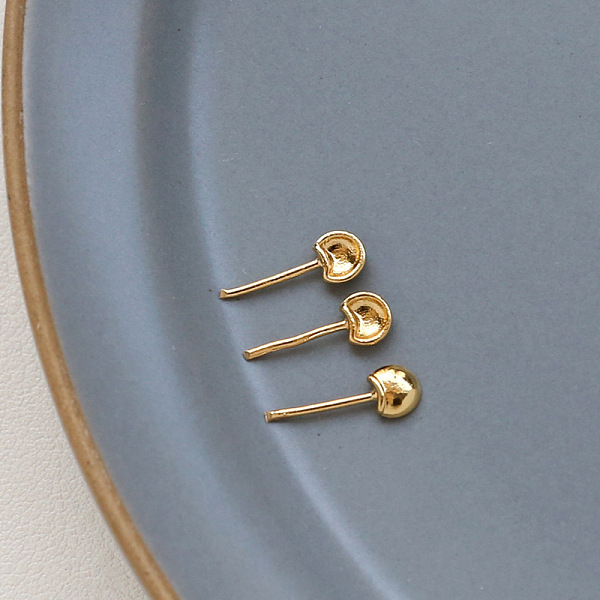 PandaHall Brass Mouse Ear Head Pins, for Baroque Pearl Making, Golden, 12.5x5mm Brass
PandaHall Brass Mouse Ear Head Pins, for Baroque Pearl Making, Golden, 12.5x5mm Brass