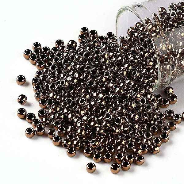 PandaHall TOHO Round Seed Beads, Japanese Seed Beads, (221) Bronze, 8/0, 3mm, Hole: 1mm, about 222pcs/10g Glass Brown
PandaHall TOHO Round Seed Beads, Japanese Seed Beads, (221) Bronze, 8/0, 3mm, Hole: 1mm, about 222pcs/10g Glass Brown
