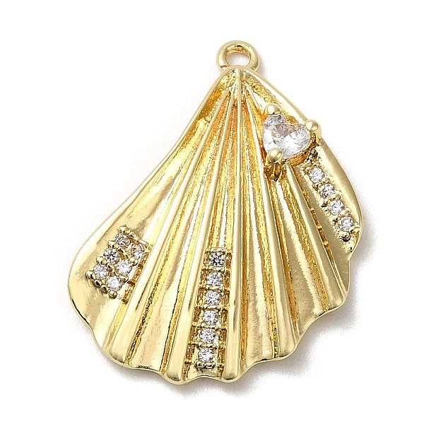 PandaHall Rack Plating Brass Cubic Zirconia Pendants, Cadmium Free & Lead Free, Shell Shape, Golden, 23x17.5x4mm, Hole: 1.4mm Brass+Cubic..., Clear
PandaHall Rack Plating Brass Cubic Zirconia Pendants, Cadmium Free & Lead Free, Shell Shape, Golden, 23x17.5x4mm, Hole: 1.4mm Brass+Cubic..., Clear