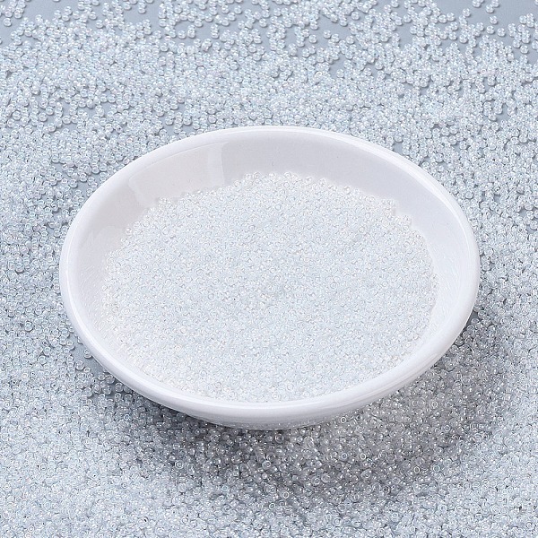 PandaHall MIYUKI Round Rocailles Beads, Japanese Seed Beads, (RR284) White Lined Crystal AB, 11/0, 2x1.3mm, Hole: 0.8mm, about 5500pcs/50g...
PandaHall MIYUKI Round Rocailles Beads, Japanese Seed Beads, (RR284) White Lined Crystal AB, 11/0, 2x1.3mm, Hole: 0.8mm, about 5500pcs/50g...