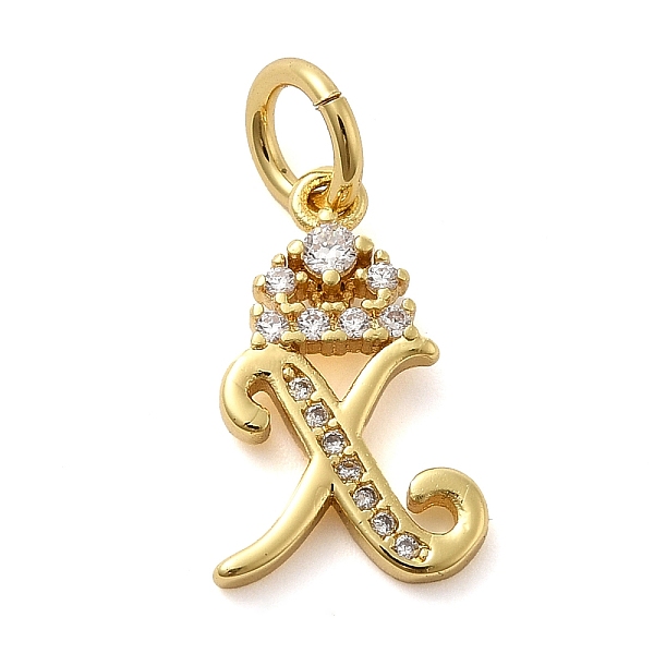 PandaHall Brass Micro Pave Cubic Zirconia Pendants, with Jump Ring, Letter X, 16x10x2mm, Ring: 6x1mm, Inner Diameter: 4mm Brass+Cubic..., Clear
PandaHall Brass Micro Pave Cubic Zirconia Pendants, with Jump Ring, Letter X, 16x10x2mm, Ring: 6x1mm, Inner Diameter: 4mm Brass+Cubic..., Clear