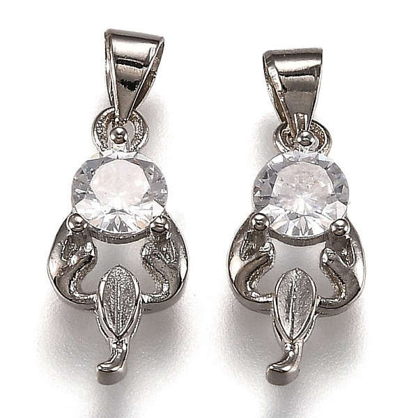 PandaHall Brass Micro Pave Clear Cubic Zirconia Pendants, Constellation, Platinum, Scorpio, Scorpio, 18x8.5x5mm, Hole: 5.5x3.5mm Brass+Cubic...
PandaHall Brass Micro Pave Clear Cubic Zirconia Pendants, Constellation, Platinum, Scorpio, Scorpio, 18x8.5x5mm, Hole: 5.5x3.5mm Brass+Cubic...