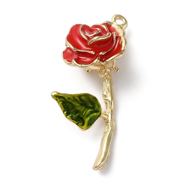 PandaHall Alloy Enamel Pendants, Long-Lasting Plated, Golden, Rose Charm, Red, 31x16x9mm, Hole: 1.2mm Alloy+Enamel Flower Red
PandaHall Alloy Enamel Pendants, Long-Lasting Plated, Golden, Rose Charm, Red, 31x16x9mm, Hole: 1.2mm Alloy+Enamel Flower Red