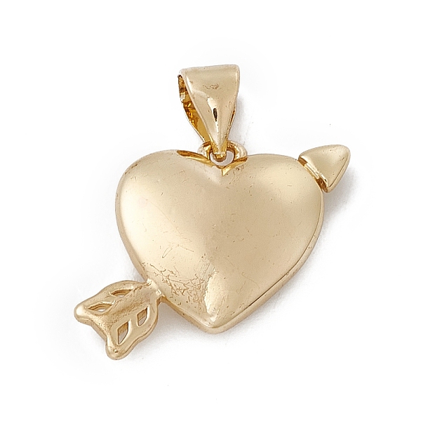 PandaHall Rack Plating Brass Charms, Cadmium Free & Lead Free, Long-Lasting Plated, Heart with Arrow, Real 18K Gold Plated, 14x15x4mm, Hole...
PandaHall Rack Plating Brass Charms, Cadmium Free & Lead Free, Long-Lasting Plated, Heart with Arrow, Real 18K Gold Plated, 14x15x4mm, Hole...