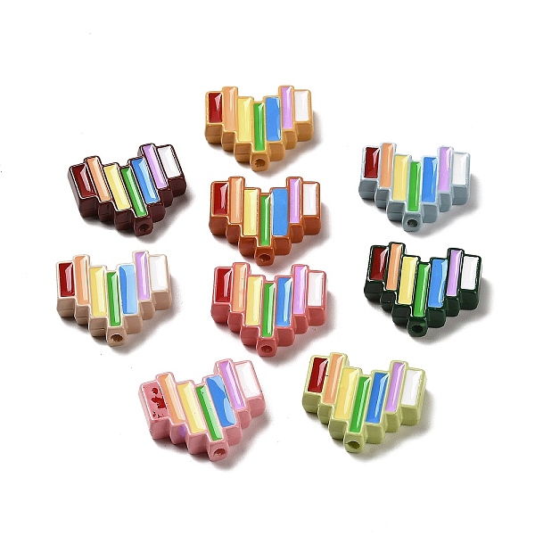 PandaHall Baking Paint Acrylic Beads, with Enamel, Rainbow Color Pride Heart, Mixed Color, 24x27.5x7mm, Hole: 2.5mm Acrylic Heart Multicolor
PandaHall Baking Paint Acrylic Beads, with Enamel, Rainbow Color Pride Heart, Mixed Color, 24x27.5x7mm, Hole: 2.5mm Acrylic Heart Multicolor