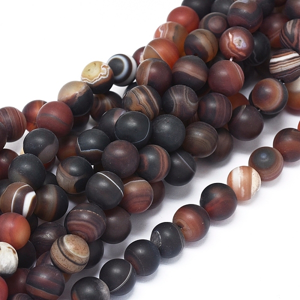PandaHall Natural Banded Agate/Striped Agate Beads Strands, Frosted, Dyed & Heated, Round, 10~10.5mm, Hole: 1mm, about 38 pcs/Strand, 14.57...
PandaHall Natural Banded Agate/Striped Agate Beads Strands, Frosted, Dyed & Heated, Round, 10~10.5mm, Hole: 1mm, about 38 pcs/Strand, 14.57...