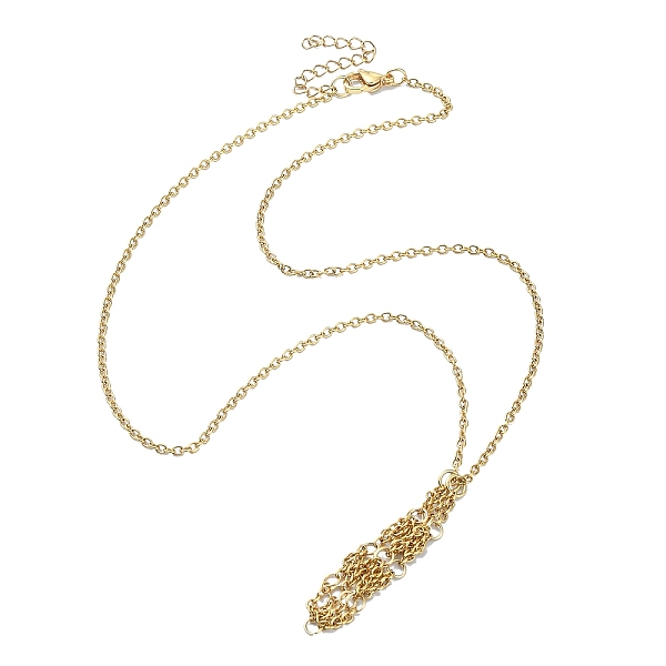 PandaHall 304 Stainless Steel Macrame Pouch Empty Stone Holder for Pendant Necklaces Making, with Brass Cable Chains, Golden, 17.95 inch...
PandaHall 304 Stainless Steel Macrame Pouch Empty Stone Holder for Pendant Necklaces Making, with Brass Cable Chains, Golden, 17.95 inch...