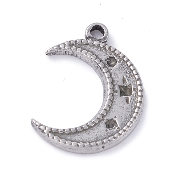 PandaHall 304 Stainless Steel Pendant Rhinestone Cabochons, Moon, Stainless Steel Color, 18x13.5x1.5mm, Hole: 1.5mm, Fit for 1mm Rhinestone...
PandaHall 304 Stainless Steel Pendant Rhinestone Cabochons, Moon, Stainless Steel Color, 18x13.5x1.5mm, Hole: 1.5mm, Fit for 1mm Rhinestone...