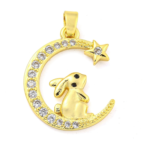 PandaHall Brass Micro Pave Clear Cubic Zirconia Pendant, The 12 Chinese Zodiac, Rabbit, 20.5x16.5x2mm, Hole: 5x2.8mm Brass+Cubic Zirconia...
PandaHall Brass Micro Pave Clear Cubic Zirconia Pendant, The 12 Chinese Zodiac, Rabbit, 20.5x16.5x2mm, Hole: 5x2.8mm Brass+Cubic Zirconia...